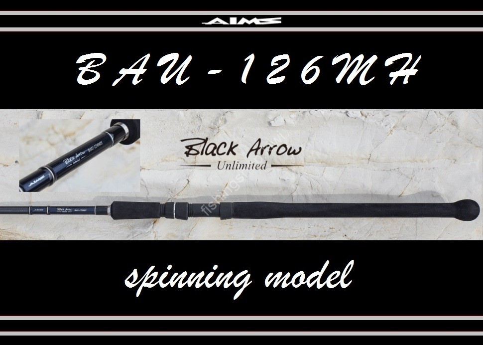 AIMS Black Arrow -Unlimited- BAU-126MH Rods buy at Fishingshop.kiwi