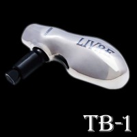 LIVRE 5983 TBBS-1 TB-1 Knob for Shimano B 1 piece (Silver + Black C)