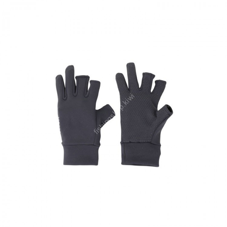 LITTLE PRESENTS AC103 Spandex 3 Fingerless Gloves Free Black (BK)