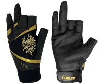 SUNLINE SUG-238 Specialist Gloves (3fingers) Black×Gold LL