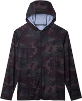 DAIWA DE-6223 Ice Dry Full Zip Hoodie Rashguard (Green Camo) L