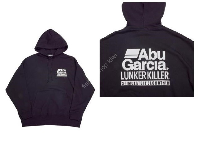 ABU GARCIA x Lunker Killer Big Hoodie (Black) XL
