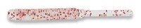 ECOGEAR Mebaru Shokunin Straw Tail Grub 2" #288 Clear Red FLK.