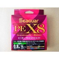 KUREHA Seaguar PE X8 [10m x 5colors] 300m #0.8 (18lb)