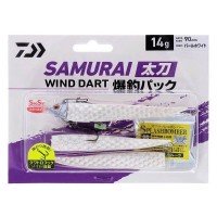 DAIWA Samurai Sword Wind Dart Bomb Fishing Pack 14g Pearl White