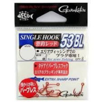 Gamakatsu Single Hook 53BL(Red) 10