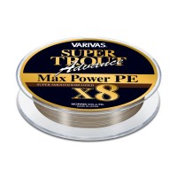 VARIVAS Super Trout Advance Max Power PE x8 [Champagne Gold + White] 150m #0.8 (16.7lb)