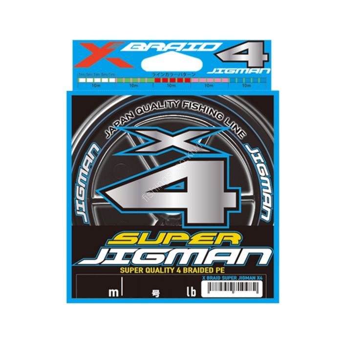 YGK XBraid Super Jigman X4 [10m x 5color] 200m #2 (30lb)