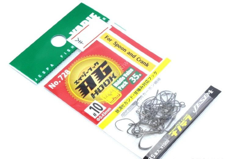YARIE AG Hook 728 #10 (35pcs)