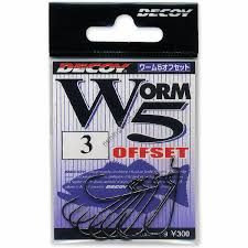DECOY Offset Worm5 [NS Black] #3 (9pcs)