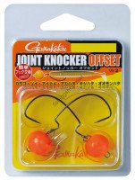 GAMAKATSU Joint Knocker Offset [Glow Orange] 14g #1/0 (2pcs)