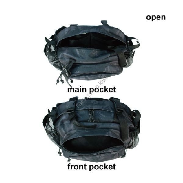 LSD Hip Bag Water Repellent Black