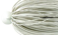 DEPS RR Jig Head 5.0g Fine Rubber Skirt #10 White