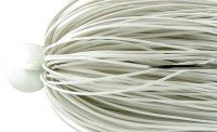 DEPS RR Jig Head 5.0g Fine Rubber Skirt #10 White