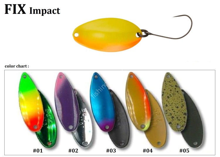 FOREST TS激釣 Fix Impact 2.0g #01