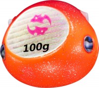 DAIWA Kohga BayRubber Free β Head 100g #Red Orange