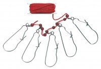 GAMAKATSU GM1307 Chinu Stringer Set (Large) Silver