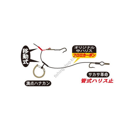 GAMAKATSU Manten Perfect Hanakan Mounting Device TG-829A 6-1