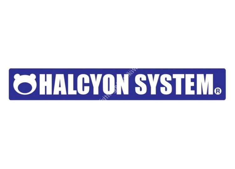 HALCYON SYSTEM Logo Sticker #Blue
