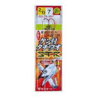 GAMAKATSU Kentsuki Tachiuo ST-R 1 Piece Rig [Red] #3/0 (2pcs)