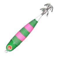VALLEYHILL MTLTII25-STR02 Squid Seeker Metalin Light II HD No.25 #STR02 GR/PI Stripe