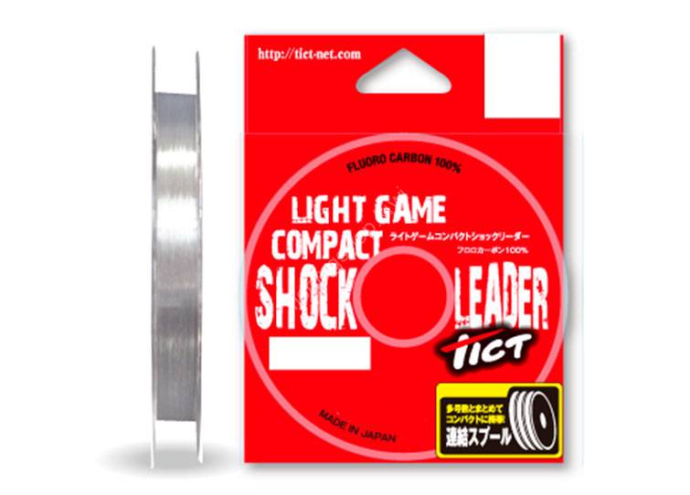 TICT Light Game Compact Shock Leader [Clear] 30m #1.25 (6.2lb