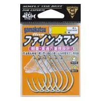GAMAKATSU Fine Taman [White] #18 (8pcs)