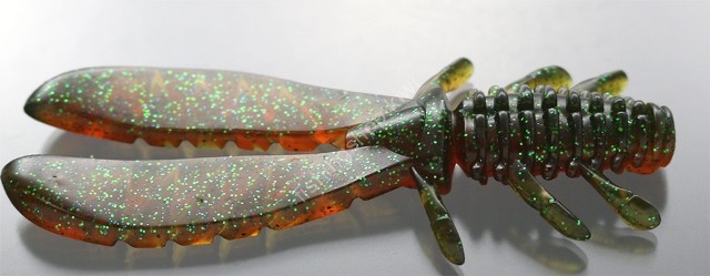 ISSEI AK Chunk 4'' #40 Green Pumpkin/Orange [NS] (5pcs)