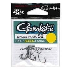 GAMAKATSU Single Hook 52 [NS Black] #6 (8pcs)