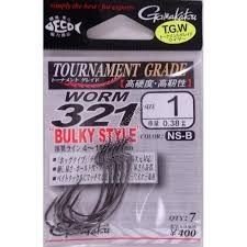 GAMAKATSU Worm 321 Bulky Style #1 (7pcs)
