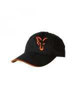 Fox Black / Orange Base ball Cap