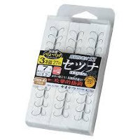 GAMAKATSU T1 Setsuna 3 anchors [Nano Smooth Coat] #6.5 Smart Case Value Pack (27pcs)