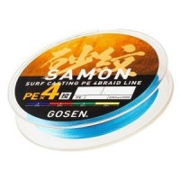 GOSEN Samon Surf Casting PE x4 [15m x 4colors] 250m #0.4 (3.6kg)