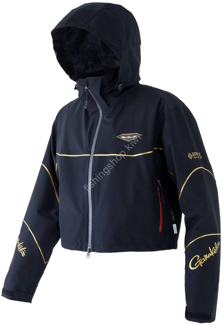 Gamakatsu GORE-TEX GM‐3314 Mサイズ 収納袋付き 美品 GAMAKATSU GM3686 Gore-Tex InfiniumTM Short Train Gear (Black) Wear