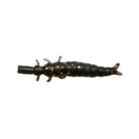 NIKKO 804 Dappy Caddisfly Larvae Small (5pcs) #Brown Gold Glitter
