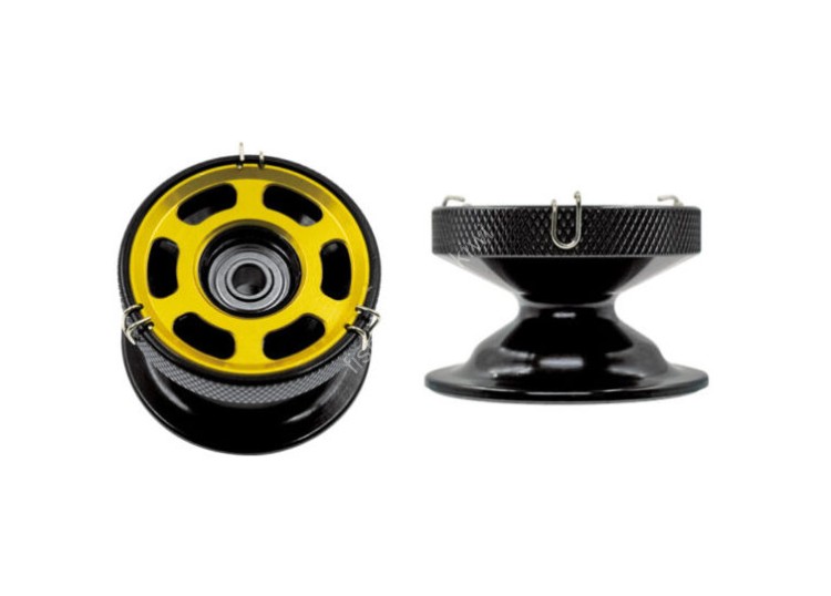 M.T.C.W. Duralumin Spool for Electric Reels AIR-S for Shimano #Black/Titanium Gold