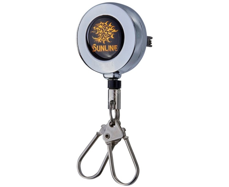SUNLINE SAP-1027 Pin-on Reel (Double Snap) #Silver