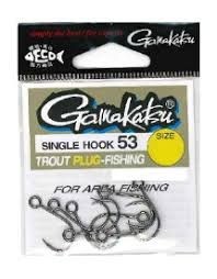 GAMAKATSU Single Hook 53 BL [Red] #6 (8pcs)