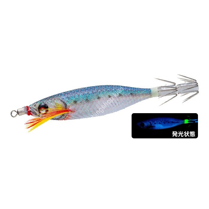 DUEL A1709 EZ-Bait Cloth 80mm #12 BLIW Blue Luminous Real Iwashi