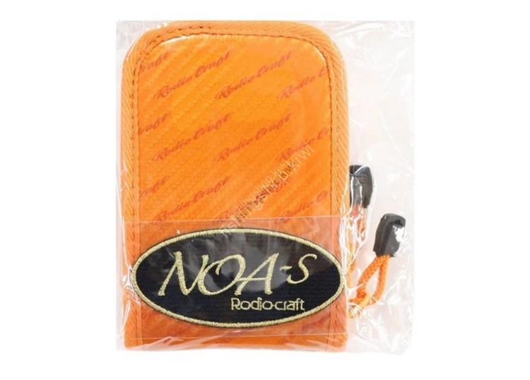 RODIO CRAFT NOA-S Carbon Wallet Vertical Large #Orange