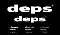 DEPS "Deps" Cutting Sticker M White