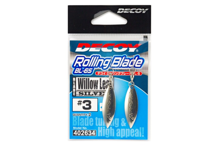 DECOY BL-6 Rolling Blade #2  Silver