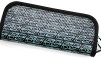 RODIO CRAFT Carbon Wallet Medium #Black/RC*RC Turquoiz Logo