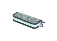 RODIO CRAFT Carbon Wallet Medium #06 Black/RCxRC Turquoise Logo