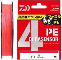 DAIWA UVF PE Dura Sensor 4Braid +Si² [Coral Red] 300m #3 (40lb)