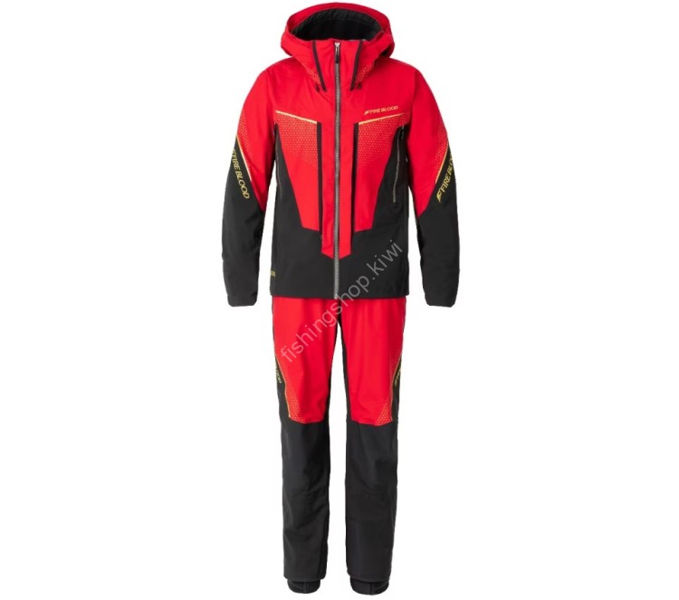 SHIMANO RA-120W Limited Pro Gore-Tex Rain Suit Blood Red 2XL