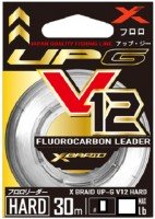 YGK X-Braid UP-G Leader V12 Hard [Natural] 30m #3 (15.5lb)