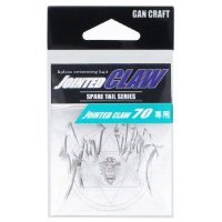 GAN CRAFT Jointed Claw 70 Spare Tail #06 clear lame
