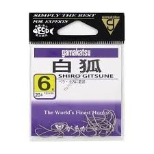 GAMAKATSU Shiro Gitsune [White] #6 (20pcs)
