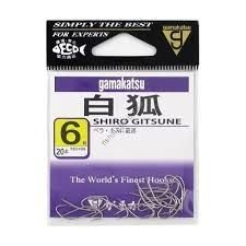 GAMAKATSU Shiro Gitsune [White] #6 (20pcs)